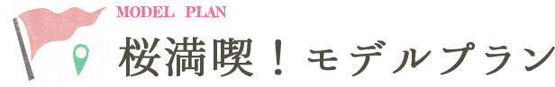 桜満喫！モデルプラン